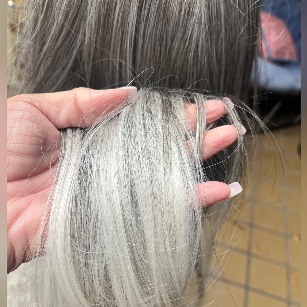 Topless White Sands beach long wig - Picture 10 of 14